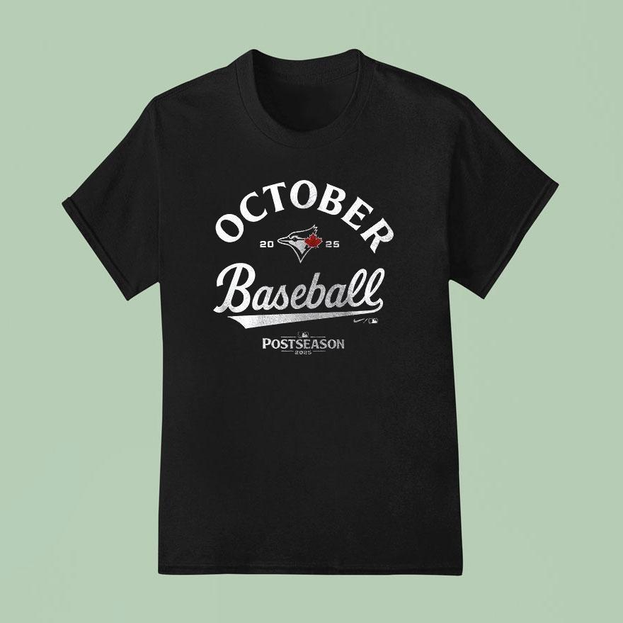 Toronto Blue Jays Mlb Postseason Built For Fall Logo Shirt