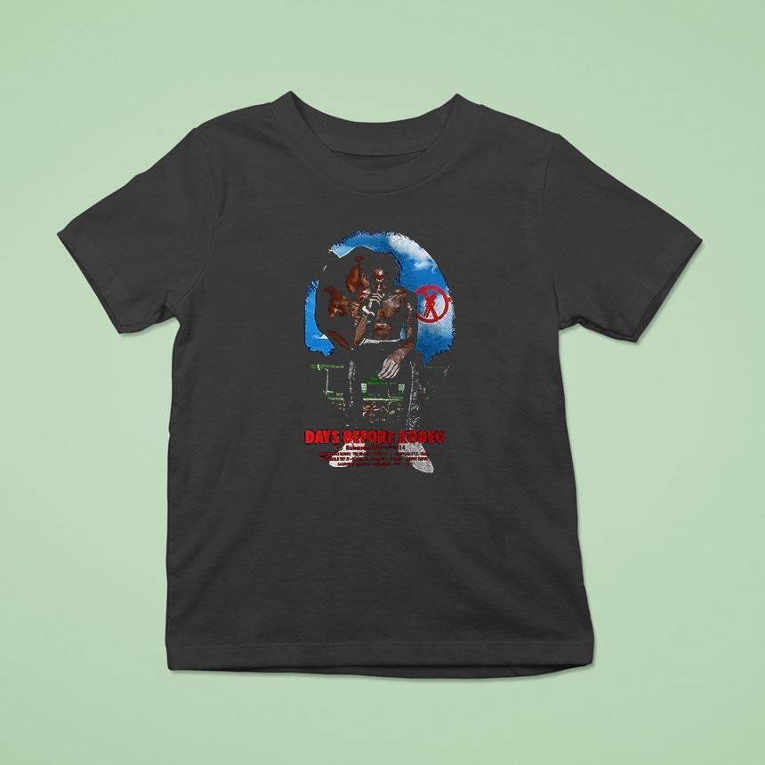 Travis S Days Before Rodeo Figure Graphic Vintage Shirt