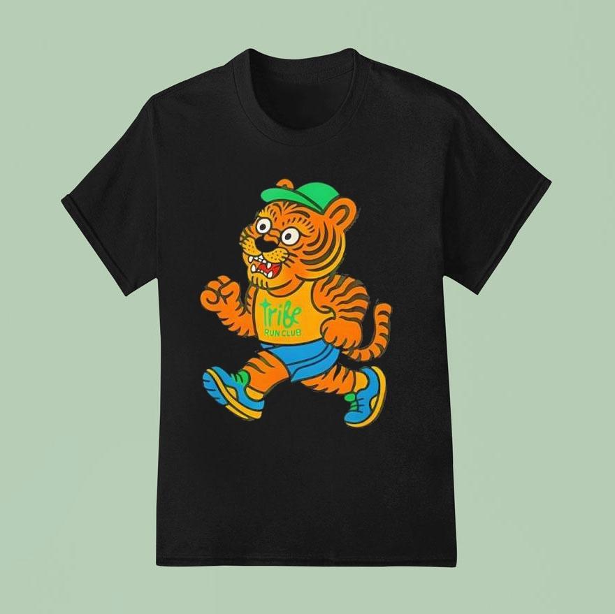 Tribe Coffee Run Club Tiger Shirt