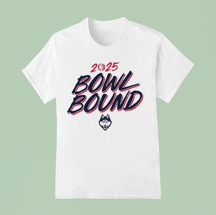 Uconn Huskies Bowl Bound 2025 Shirt