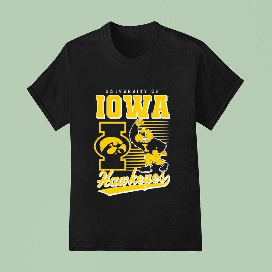 University Of Iowa Vintage Mascot Shirt
