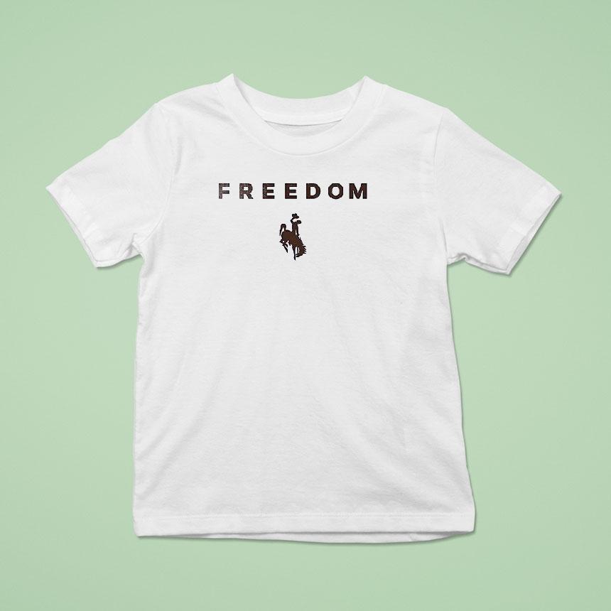 University Of Wyoming X Charlie Kirk Freedom Shirt