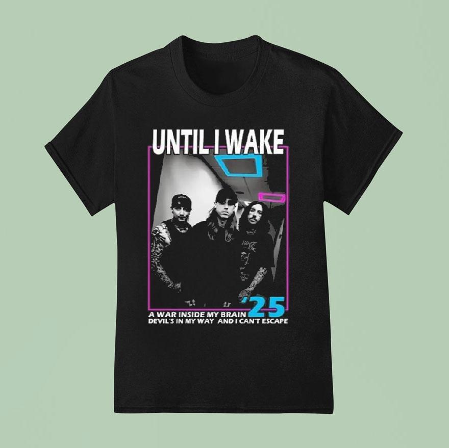 Until I Wake Retrowave Promo Shirt