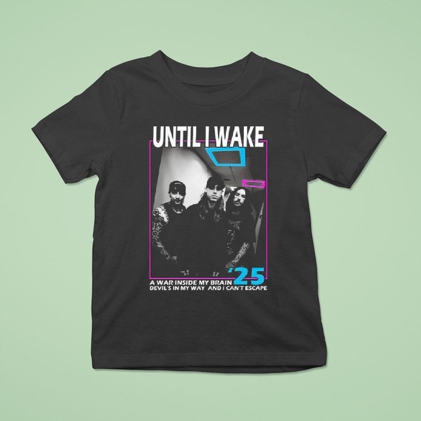 Until I Wake Retrowave Promo Shirt