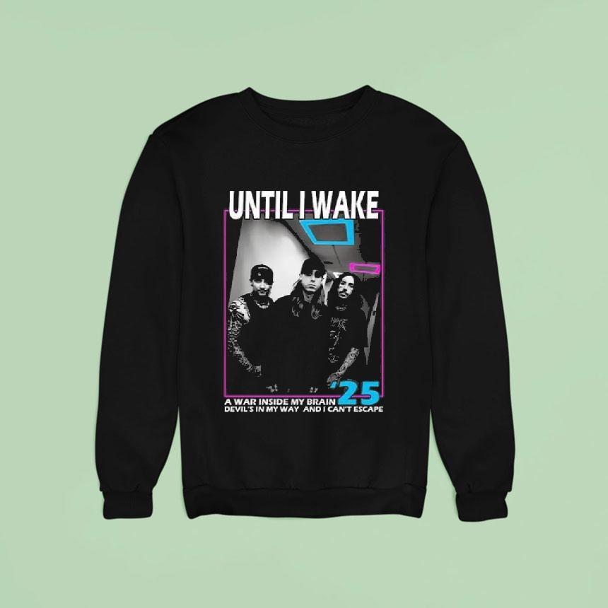 Until I Wake Retrowave Promo Shirt Until I Wake Retrowave Promo Shirt