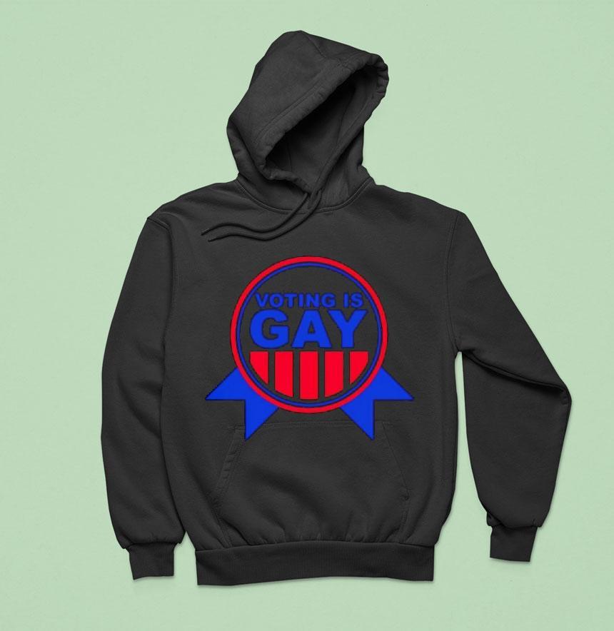 Voting Is Gay Design Logo Shirt Voting Is Gay Design Logo Shirt