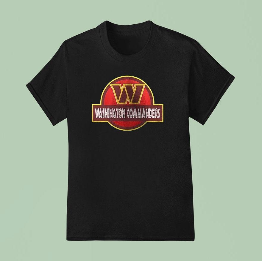 Washington Commanders X Jurassic Park Life Finds A Way Shirt