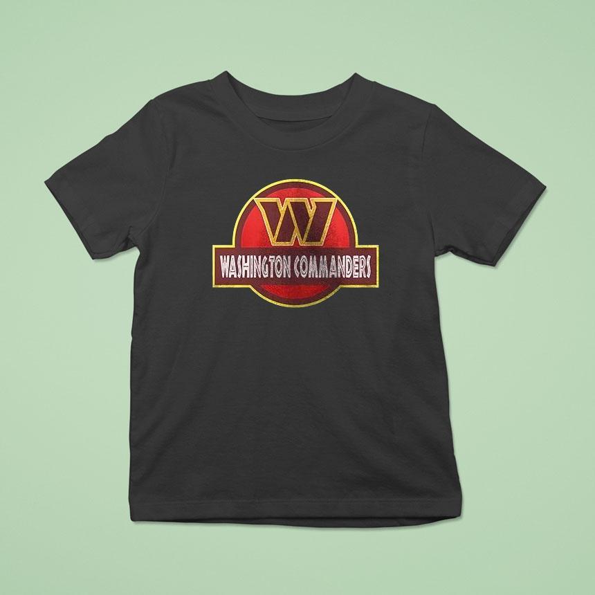 Washington Commanders X Jurassic Park Life Finds A Way Shirt