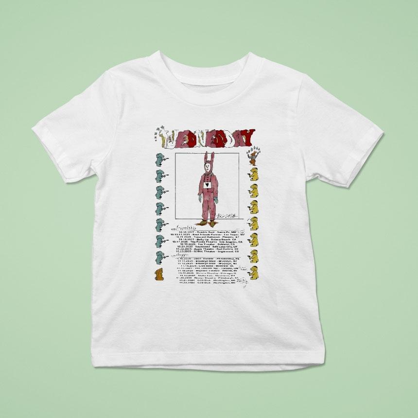 Wednesday Show October November 2025 Tour Bunny Shirt