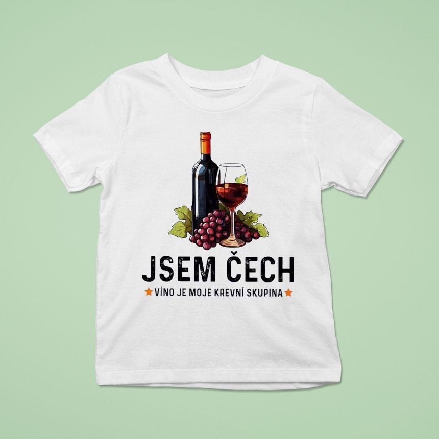 Wine Jsem Cech Vino Je Moje Krevni Skupina Shirt