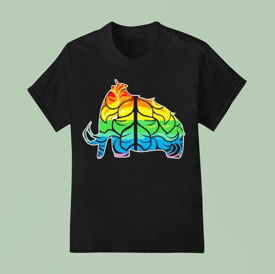 Wooli Mmiii Rainbow Mammoth Shirt