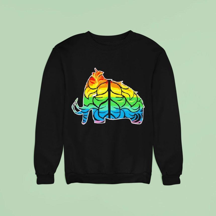 Wooli Mmiii Rainbow Mammoth Shirt Wooli Mmiii Rainbow Mammoth Shirt