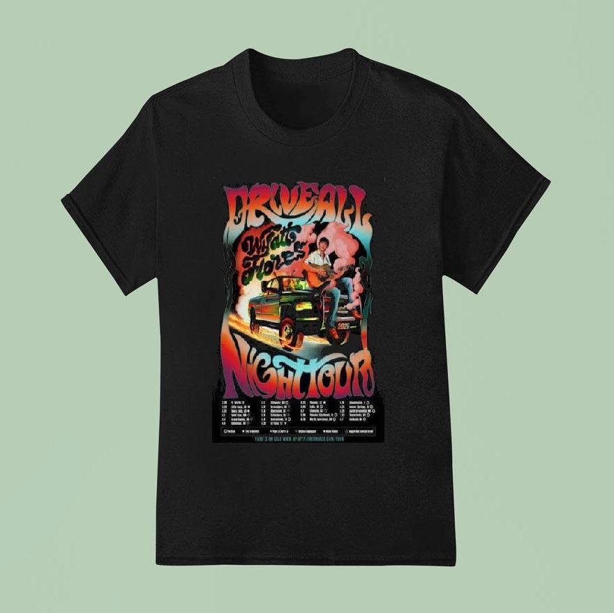 Wyatt Flores Drive All Night Tour 2026 Shirt
