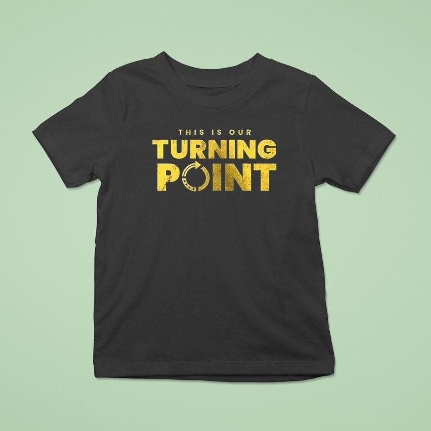 Wyoming Cowboys X University Of Wyoming X Charlie Kirk This Is Our Turning Point Logo Shirt