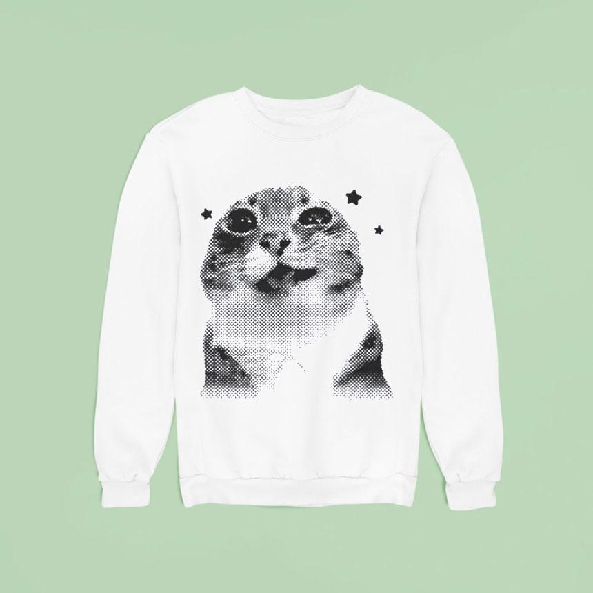 Y2k Retro Cat Meme Shirt Y2k Retro Cat Meme Shirt