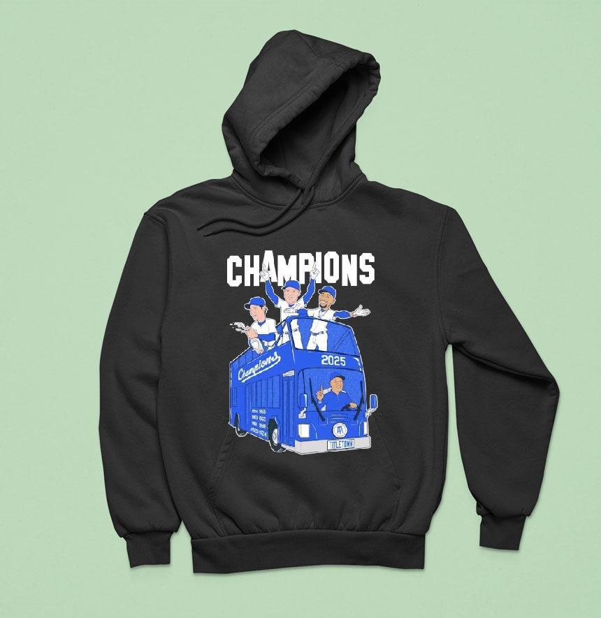 Yoshinobu Yamamoto Shohei Ohtani And Mookie Betts Los Angeles Dodgers 2025 Champions Shirt Yoshinobu Yamamoto Shohei Ohtani And Mookie Betts Los Angeles Dodgers 2025 Champions Shirt