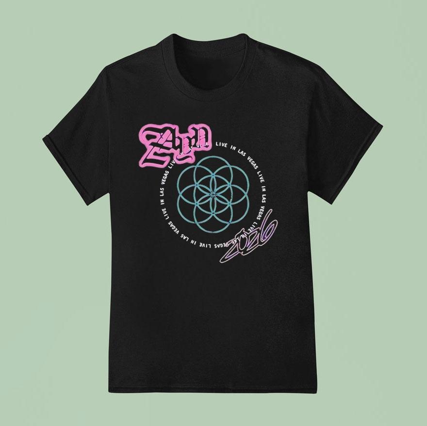 Zayn Vegas Mandala Live In Las Vegas Mandala Graphic Shirt