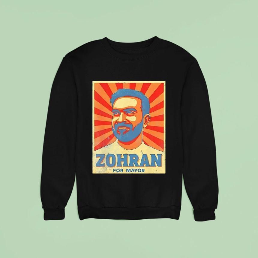 Zohran For Mayor Nyc Vintage Graphic Shirt Zohran For Mayor Nyc Vintage Graphic Shirt