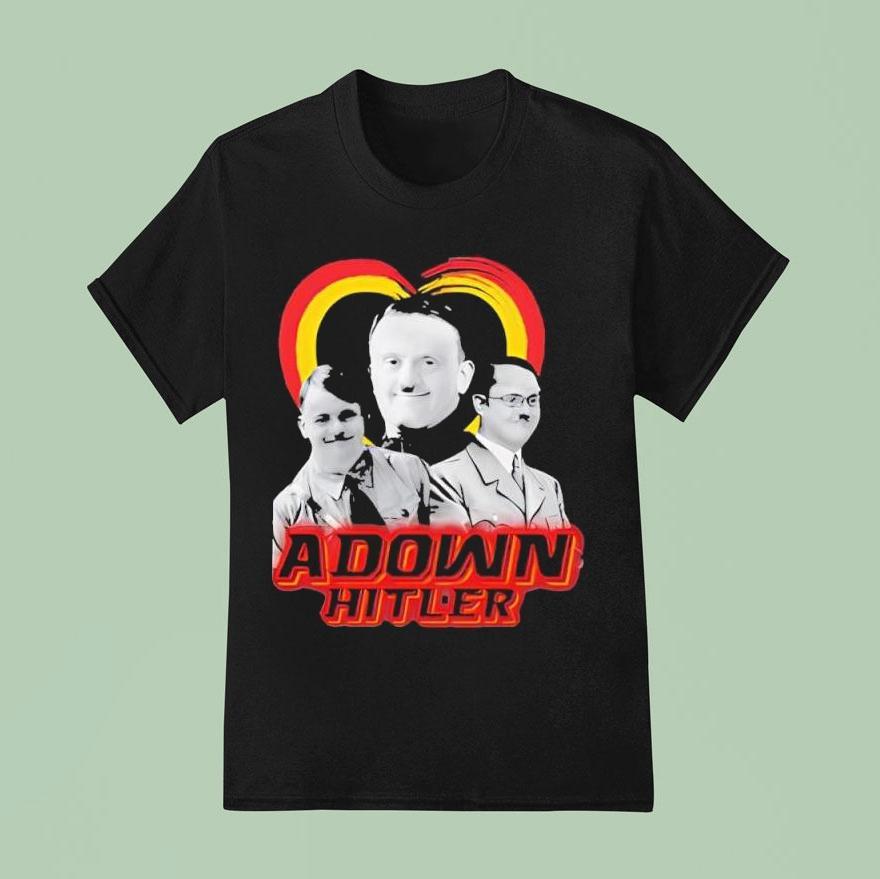 Adown Hitler Graphic Shirt