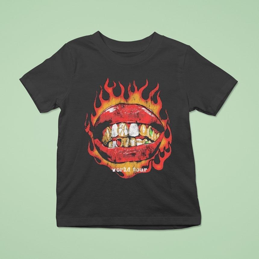 Aj Volten World Tour Mouth Shirt