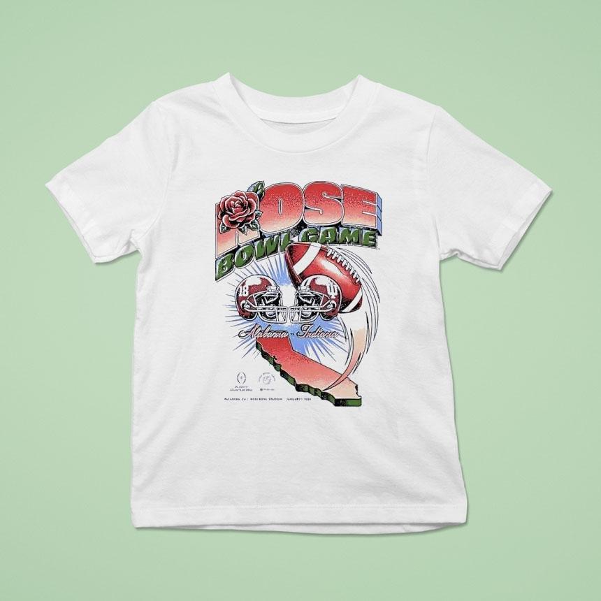 Alabama Crimson Tide Vs Indiana Hoosiers Rose Bowl Game 2026 Shirt