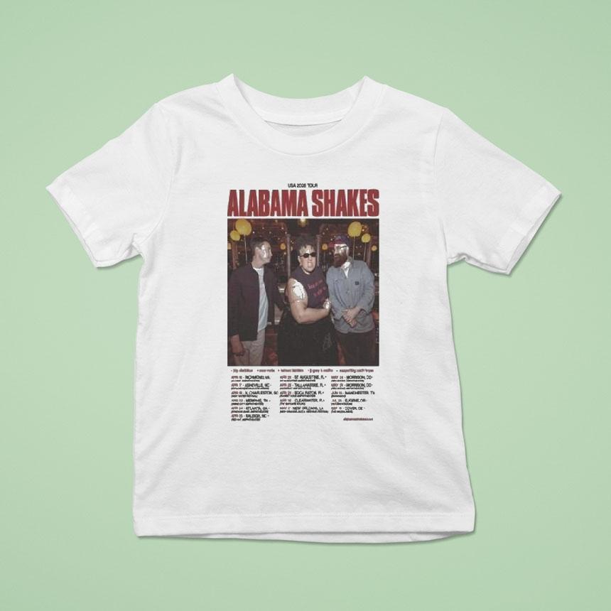 Alabama Shakes Usa Tour 2026 Shirt