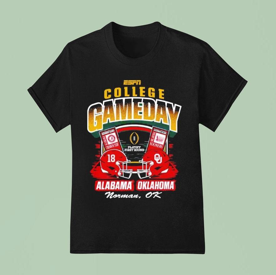 Alabama Vs. Oklahoma 1st Round Ticket Shirt