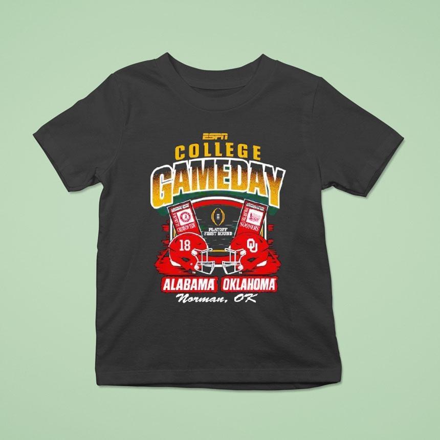 Alabama Vs. Oklahoma 1st Round Ticket Shirt
