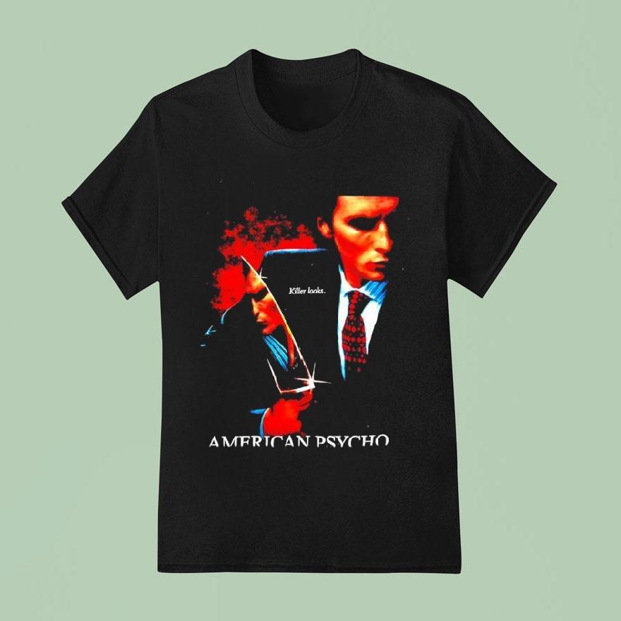 American Psycho Killer Looks Graphic Shirt