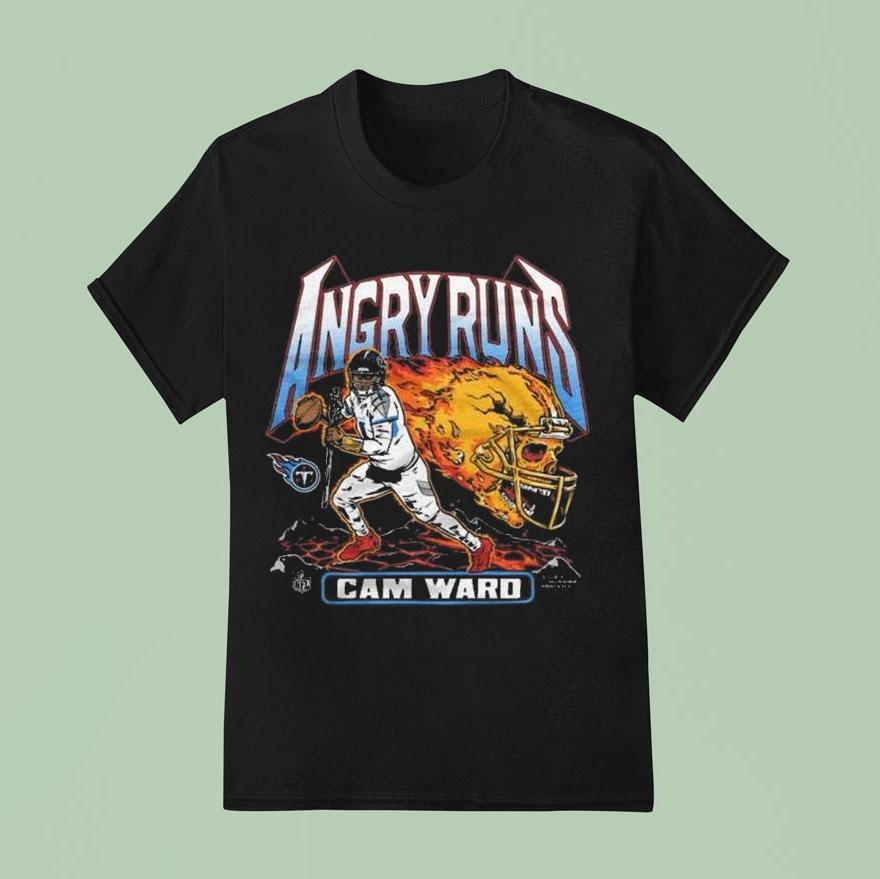 Angry Runs 2025 Titans Cam Ward Shirt