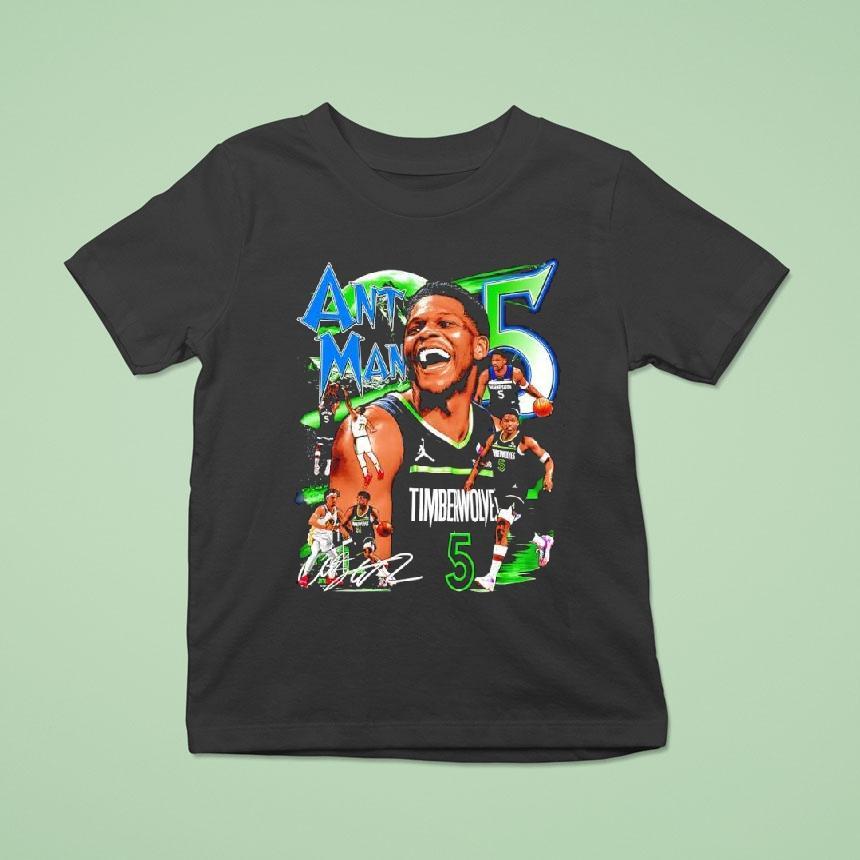 Anthony Edwards Minnesota Timberwolves Ant-man Nba Graphic Shirt
