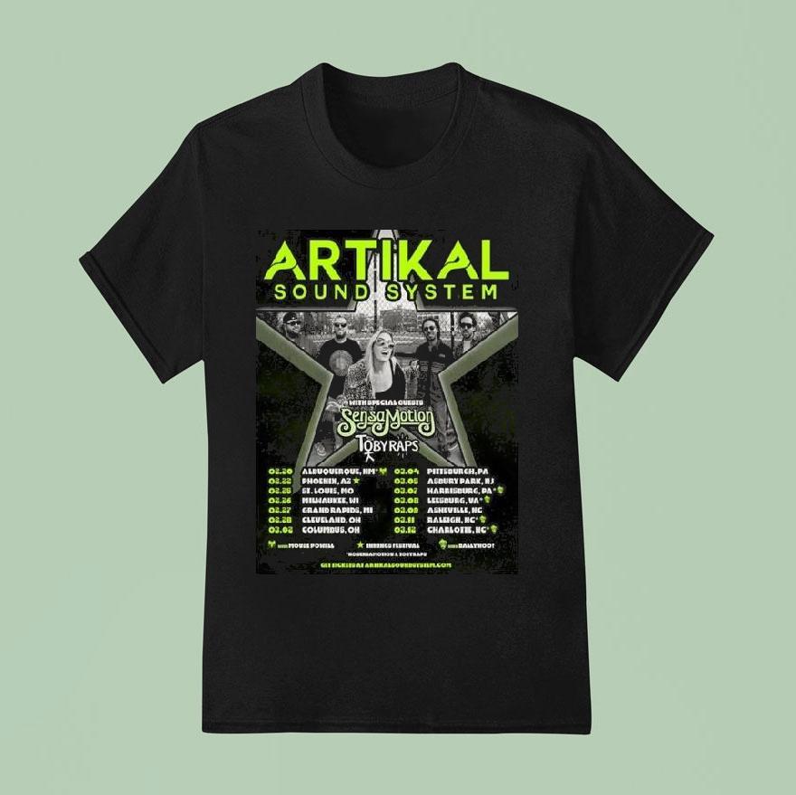 Artikal Sound System February March Tour 2026 Shirt