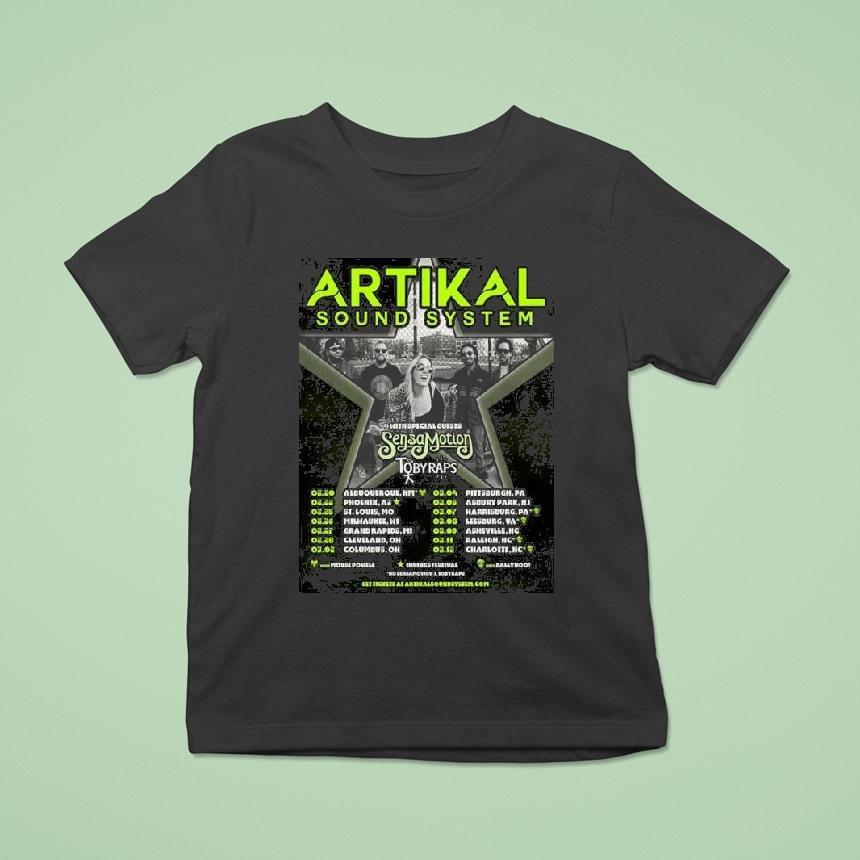 Artikal Sound System February March Tour 2026 Shirt