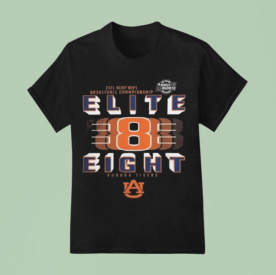 Auburn Tigers 2025 Ncaa Men’s Basketball Championship March Madness Elite Eight Shirt