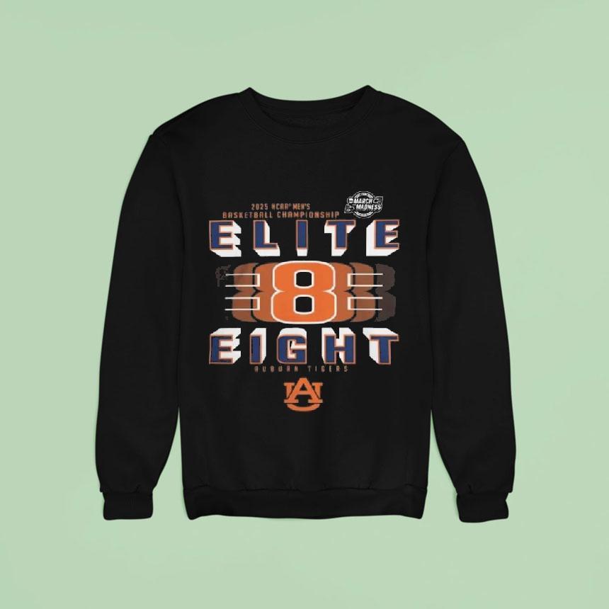 Auburn Tigers 2025 Ncaa Men's Basketball Championship March Madness Elite Eight Shirt Auburn Tigers 2025 Ncaa Men's Basketball Championship March Madness Elite Eight Shirt