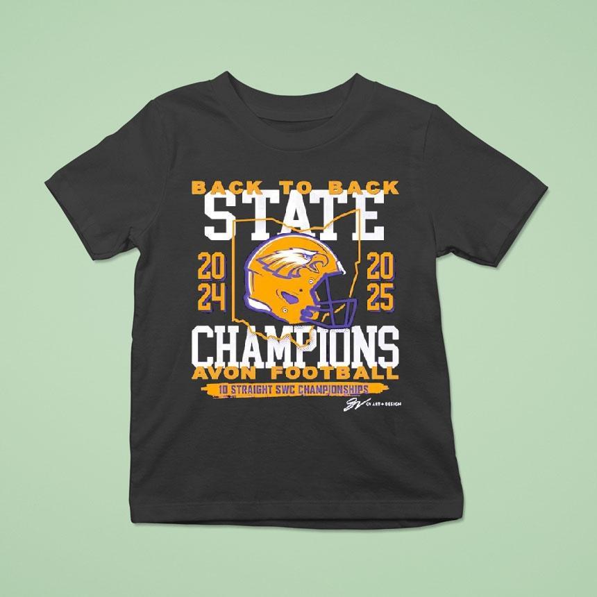 Avon Eagles Back To Back 10 Straight Swc Championships Shirt