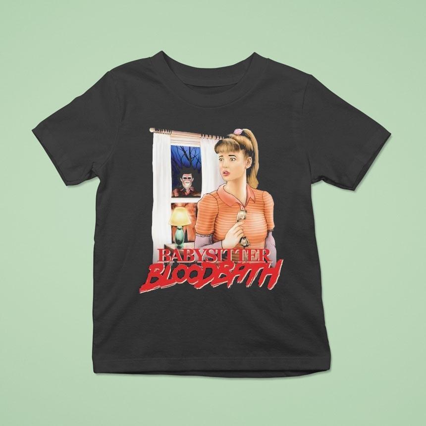 Babysitter Bloodbath Novel Cover Puppet Combo Shirt