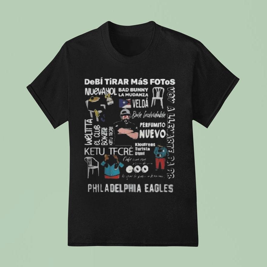 Bad Bunny Dtmf X Philadelphia Eagles Shirt