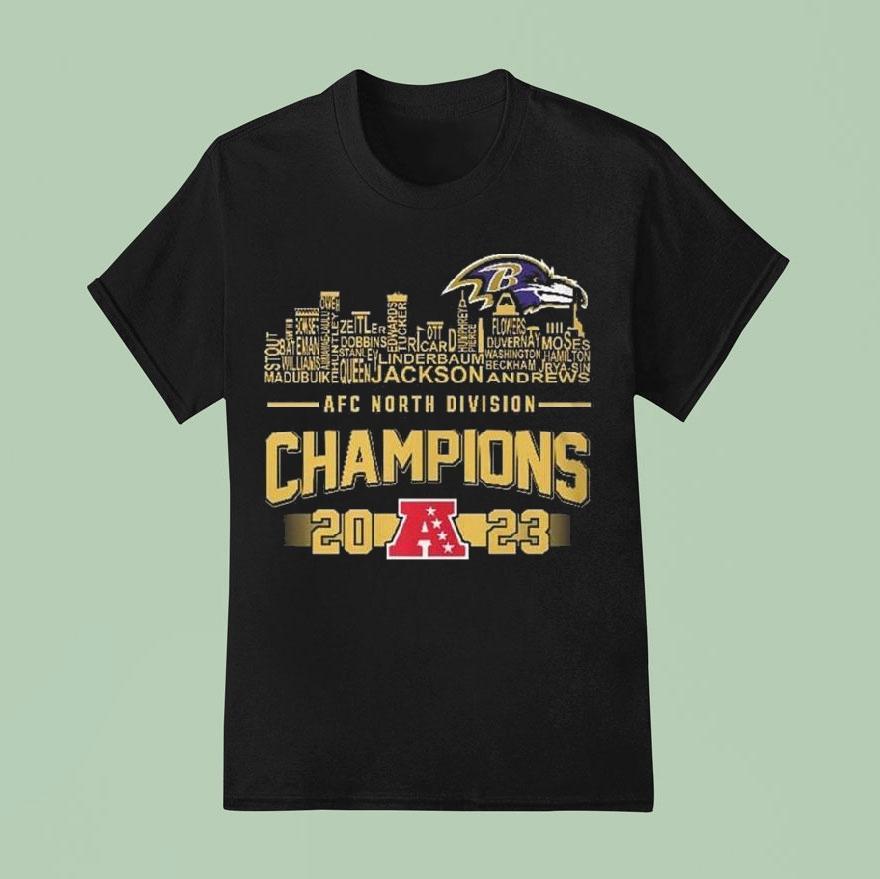 Baltimore Ravens Afc North Division Champions 2023 Shirt