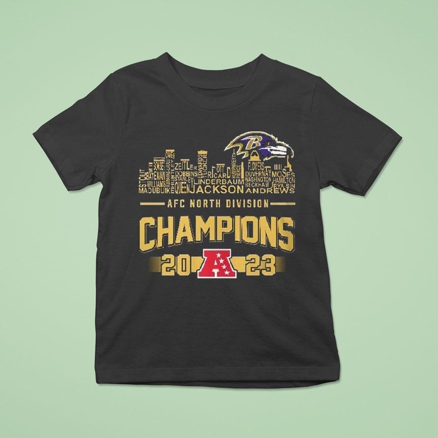 Baltimore Ravens Afc North Division Champions 2023 Shirt