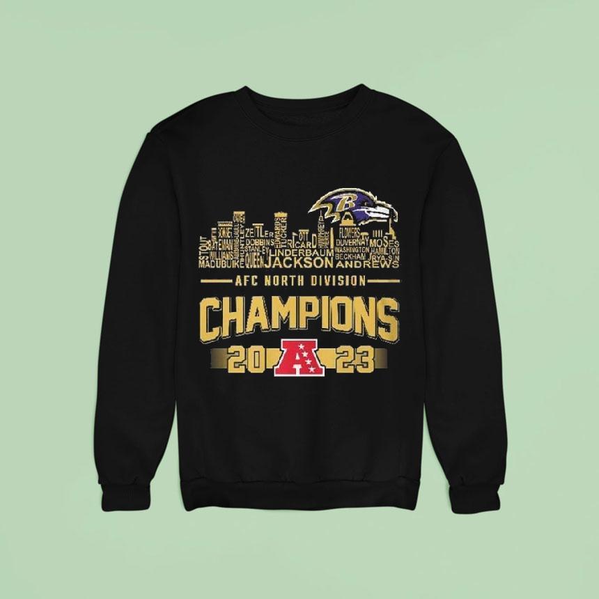 Baltimore Ravens Afc North Division Champions 2023 Shirt Baltimore Ravens Afc North Division Champions 2023 Shirt