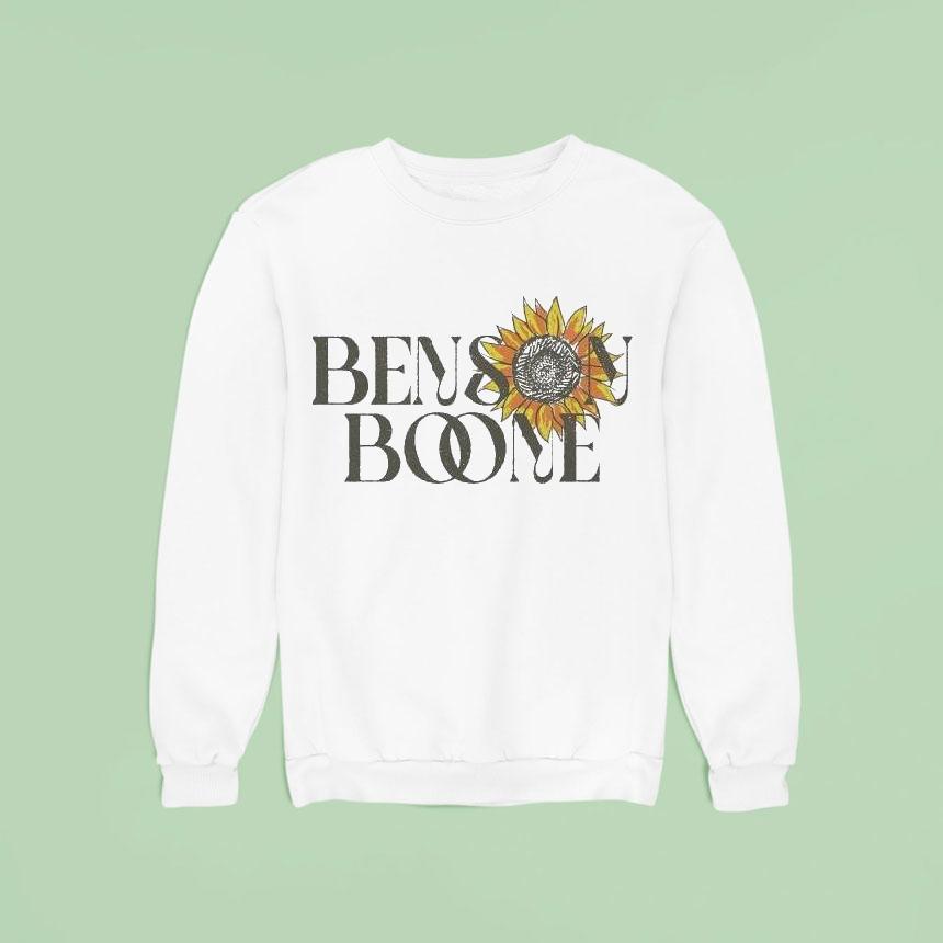 Benson Boone Sunflower Shirt Benson Boone Sunflower Shirt