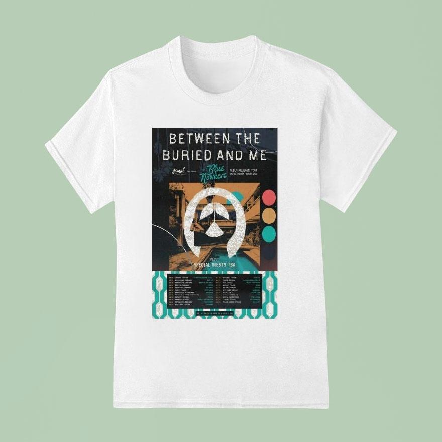 Between The Buried And Me Uk Europe Tour 2026 Shirt