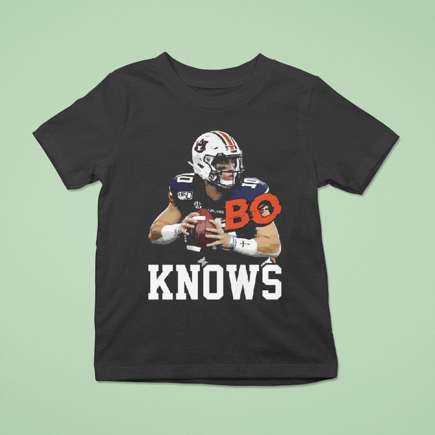 Bo Nix College Football Fan Bo Knows Parody Shirt
