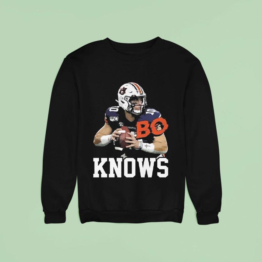 Bo Nix College Football Fan Bo Knows Parody Shirt Bo Nix College Football Fan Bo Knows Parody Shirt