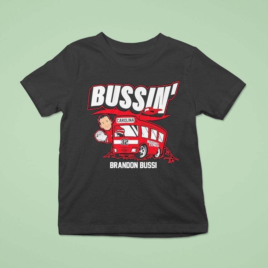 Brandon Bussi Carolina Bussin’ Express Caricature Shirt
