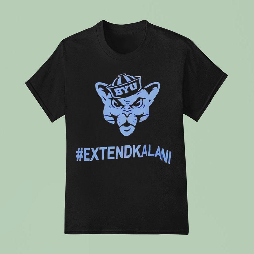 Brigham Young University #extendkalani Cougar Mascot Shirt