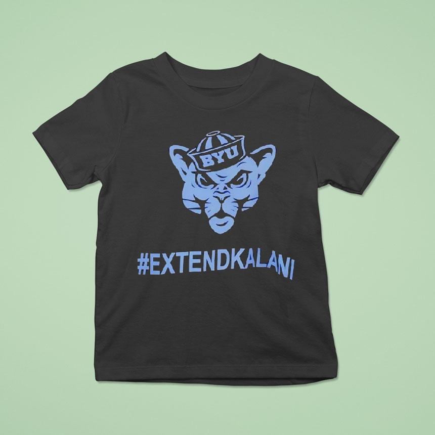 Brigham Young University #extendkalani Cougar Mascot Shirt