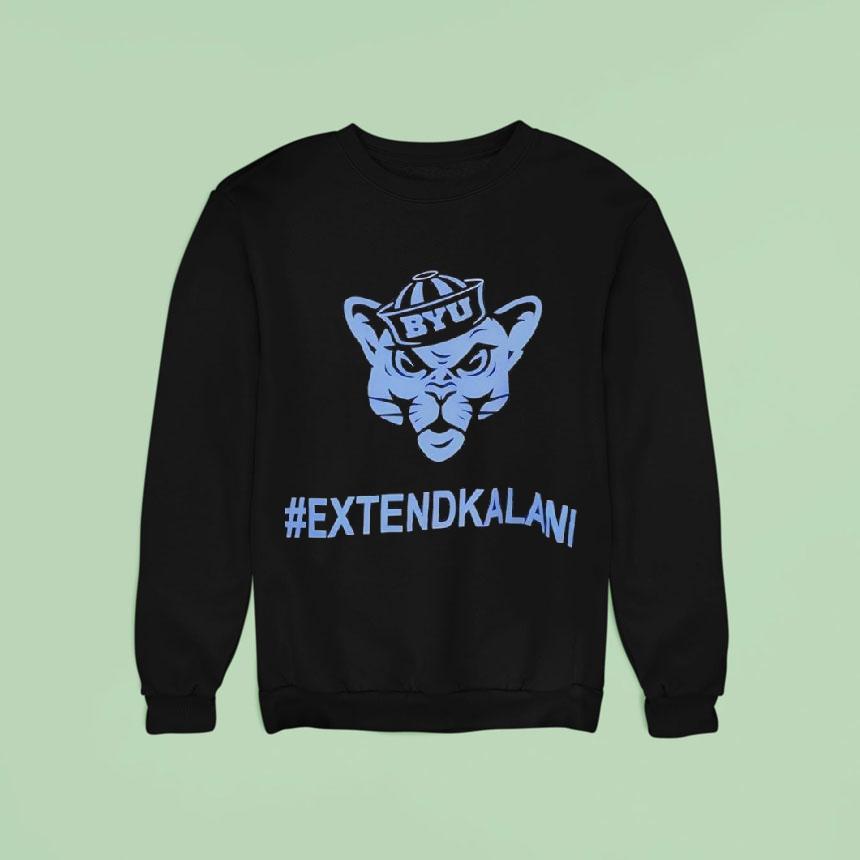 Brigham Young University #extendkalani Cougar Mascot Shirt Brigham Young University #extendkalani Cougar Mascot Shirt