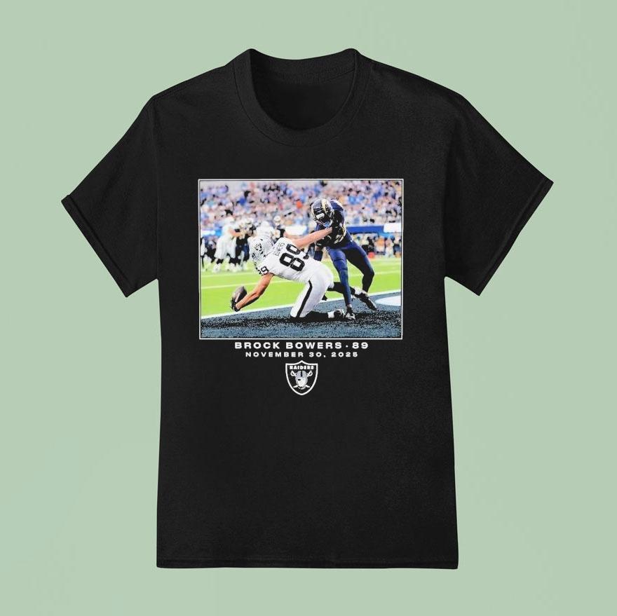 Brock Bowers November 30 2025 Las Vegas Raiders Nfl Flash Features Week 13 Shirt